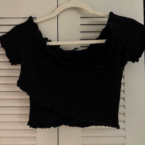 Hollister Off the Shoulder Criss Cross Top